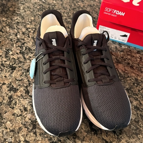 Puma men’s Enzo street knit black and white NIB 10.5 - Picture 5 of 8